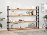 Floating Shelves 3 pcs 160x20x4 cm Oil Finished Solid Wood Acacia 3279601