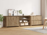Sideboard 3 pcs Artisan Oak 70 x 41 x 75 cm Engineered Wood 3393158