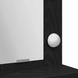 Dressing Table Black Oak 79 x 41 x 135 cm Engineered Wood 865083