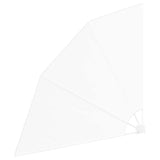 Balcony Privacy Screen 140 x 140 cm Polyester White 42000930