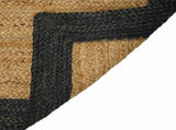 Area Rugs Dark Grey 200 x 200 cm Jute 42010695