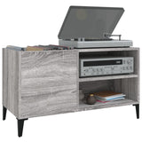 Record Cabinet Grey Sonoma 84.5x38x48 cm Engineered Wood 831955