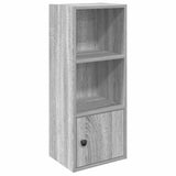 Bookcase Grey Sonoma 31x24x77 cm Engineered Wood 860333