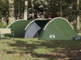 Camping Tent Tunnel 4-Person Green Waterproof 94394