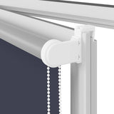 Roller Blind Blackout Marine 125x210 cm Fabric Width 121.6 cm 4011575