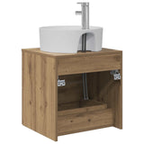 Wall-Mounted Sink Vanity Artisan Oak 49.5 x 44.5 x 65 cm 890301