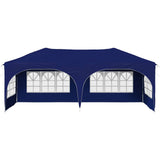 Pop-up Party Tent 575 x 288 x 245 cm Blue Oxford Fabric 42019890