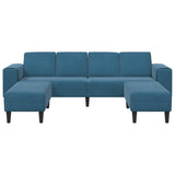 Sofa Set 3 pcs Blue Velvet 3335121