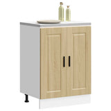 Kitchen Base Cabinet Porto Sonoma Oak Engineered Wood 853920