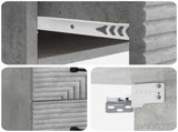 Wall-Mounted Bedside Cabinet Concrete Grey 34.5 x 33 x 40 cm 898641