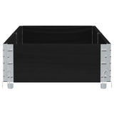 Garden Planter Black 150x50 cm Solid Wood Pine 3295404