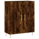 Highboard Smoked Oak 69.5x34x180 cm Engineered Wood 3199550