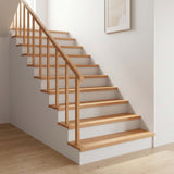 Stair Treads 8 pcs 100 x 25 x 2 cm Natural Solid Beech Wood 3446259