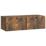 Wall-Mounted TV Cabinet Wall-mounted Smoked Oak 99 x 41 x 30 cm 898190