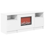 Electric Fireplace White 98 x 28.5 x 40.5 cm Engineered wood 8021191