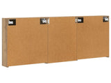 Bathroom Cabinet Set 3 pcs 140 x 14.5 x 70 cm Engineered wood 3403783