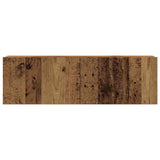 Wall Mounted TV cabinets 8 pcs Old Wood Engineered Wood 3328955