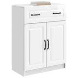 Sideboard High Gloss White 66 x 34.5 x 87 cm Engineered Wood 895789