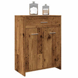 Bathroom Cabinet Old Wood 60x33x80 cm Engineered Wood 856287