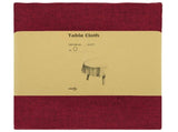 Table Cloth 5 pcs Oval Wine Red 130 x 180 cm 42040393