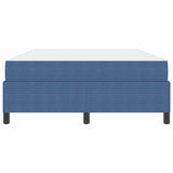 Bed Frame with Mattress Blue 140 x 200 cm Fabric 3399128