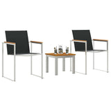 Garden Dining Set 3 pcs Brown and Black 3334844