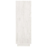 Book Cabinet/Room Divider White 80x35x103 cm Solid Pinewood 810885