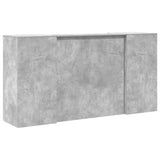 Reception Desk Concrete Grey 200x50x103.5 cm Engineered Wood 3324217