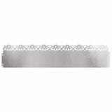 Lawn Edgings 20 pcs Silver 103 x 0.05 x 22 cm Stainless Steel 874778