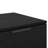 Bed Cabinet 2 pcs Black Oak 40 x 39 x 40cm Engineered Wood 880518