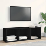 Book Cabinet/TV Cabinet Black 36x30x114 cm Engineered Wood 800136