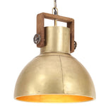 ZNTS Industrial Hanging Lamp 25 W Brass Round 40 cm E27 320532