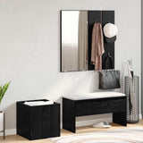 Hallway Furniture Set Wall-mounted 5 pcs Engineered Wood 3332489