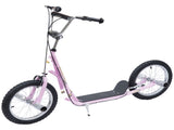 Stunt Scooter, Kids Scooter with 16" Big Wheels, Adjustable Height, Dual Brakes, for Ages 5 Years, T3398P348516