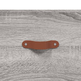 Highboard Grey Sonoma 69.5x34x180 cm Engineered Wood 3195937