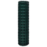 Fence Panels PVC-coated iron Green 140575