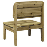 Garden Chair Pine Impregnated solid pine wood Standard Durable 859321