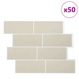 Decorative Stickers 50 pcs Beige 29 x 21 cm 42021250