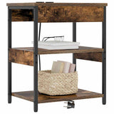 Bedside Cabinet 2 pcs Smoked Oak 41 x 31 x 51 cm 859540