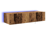 TV Wall Cabinet 2 pcs Old Wood 100 x 35 x 31 cm Engineered Wood 863110