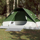 ZNTS Camping Tent Dome 4-Person Green Waterproof 94777