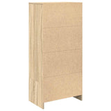 Cabinet with Drawer Sonoma Oak 55.5x34x119.5 cm Engineered Wood 861645