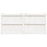 Garden Planter White 150x50x70 cm Solid Wood Pine 837490