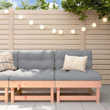 Garden Middle Sofas 2 pcs Solid Wood Douglas 825406