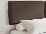 Bed Frame with Upholstered Headboard Taupe 120 x 200 cm 877282