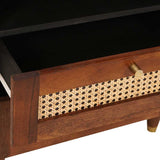 Bedside Tables with Drawer 50 x 33 x 62 cm Solid Mango Wood 4018890