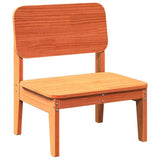 Garden Chair Wax Brown 60x52.5x72 cm Solid Wood Pine 859319