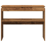 Console Table Old Wood 102x30x80 cm Engineered Wood 856626