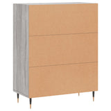 Sideboard Grey Sonoma 69.5x34x90 cm Engineered Wood 830178