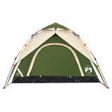 ZNTS Camping Tent Dome 3-Person Green Quick Release 4004177